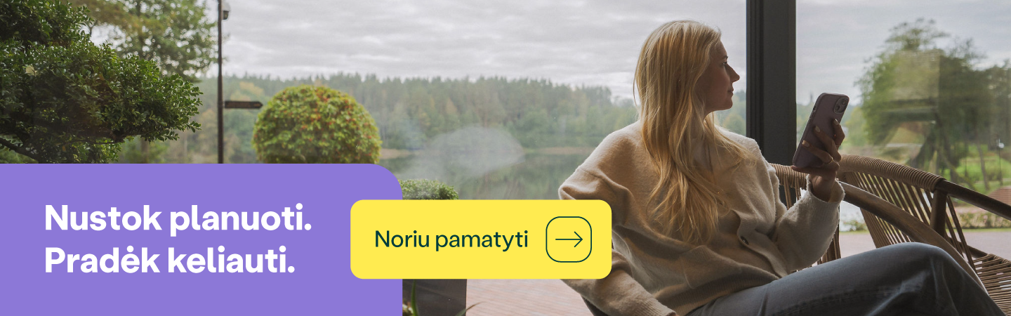 Tavo maršrutas tavo rankose, naršyk ir išsisaugok